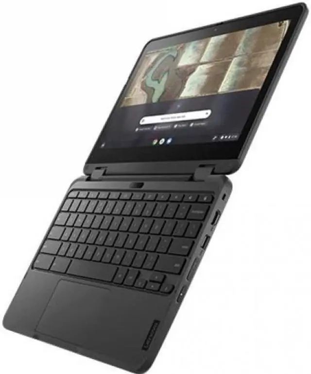 Alt view image 10 of 11 - Lenovo 500e Chromebook Gen 3 82JB0001US 11.6" Touchscreen Rugged 2 in 1 Chromebook - HD - 1366 x 768 - Intel Celeron N5100 Quad-core (4 Core) 1.10 GHz - 4 GB RAM - 32 GB Flash Memory - Gray