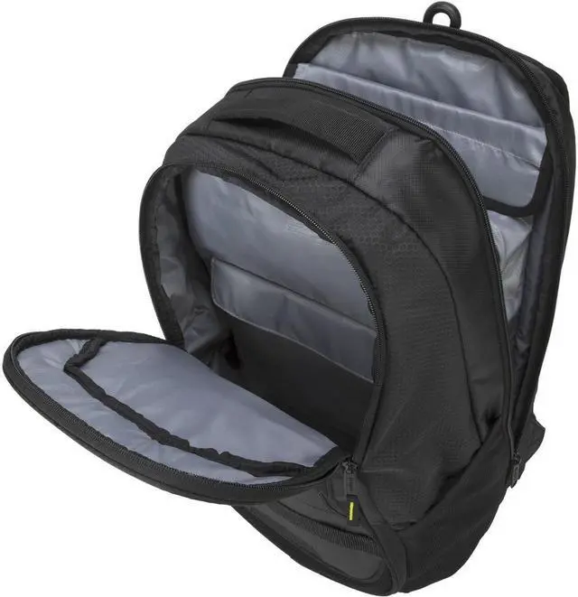 Alt view image 11 of 18 - Targus 15.6" Targus Work + Play Fitness Backpack (Black/Yellow) - TSB944US