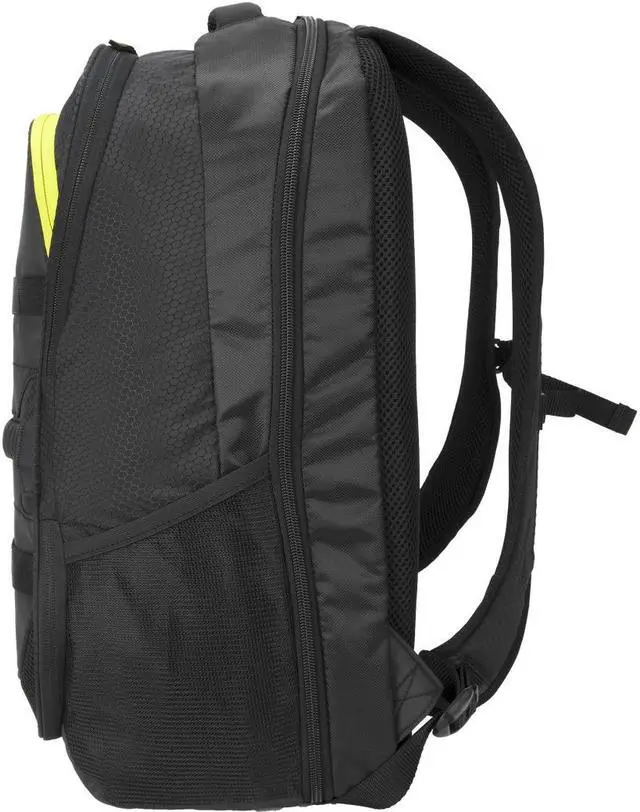 Alt view image 13 of 18 - Targus 15.6" Targus Work + Play Fitness Backpack (Black/Yellow) - TSB944US