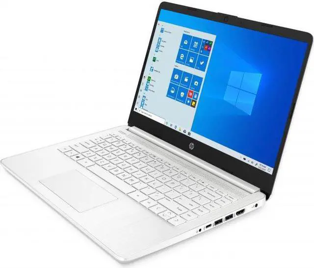 Alt view image 3 of 6 - HP 14 Series 14" Laptop - Intel Celeron N4020 - 4GB RAM - 64GB eMMC - Windows 10 Home in S mode - Snow White  14-dq0040nr (47X78UA#ABA)