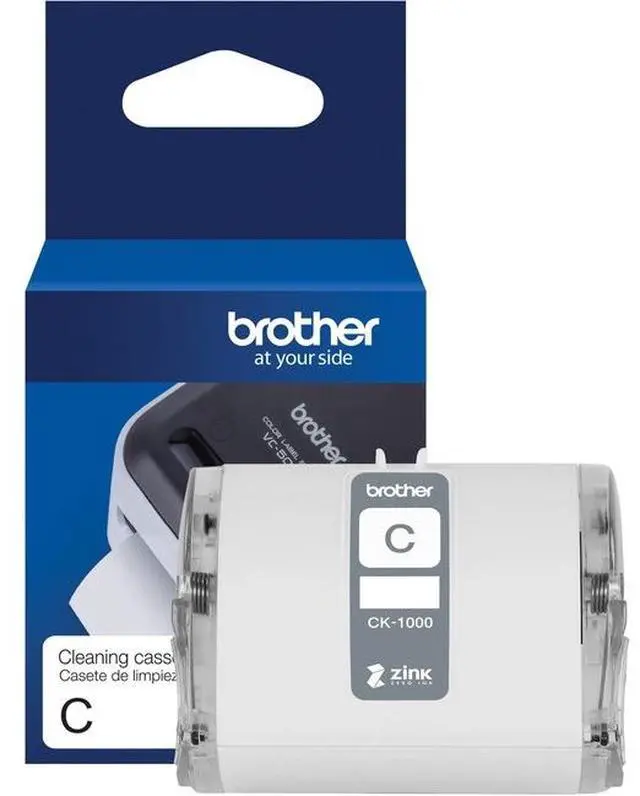 Alt view image 14 of 16 - Brother Genuine CK-1000 2" 50MM Cleaning Cassette For VC-500W