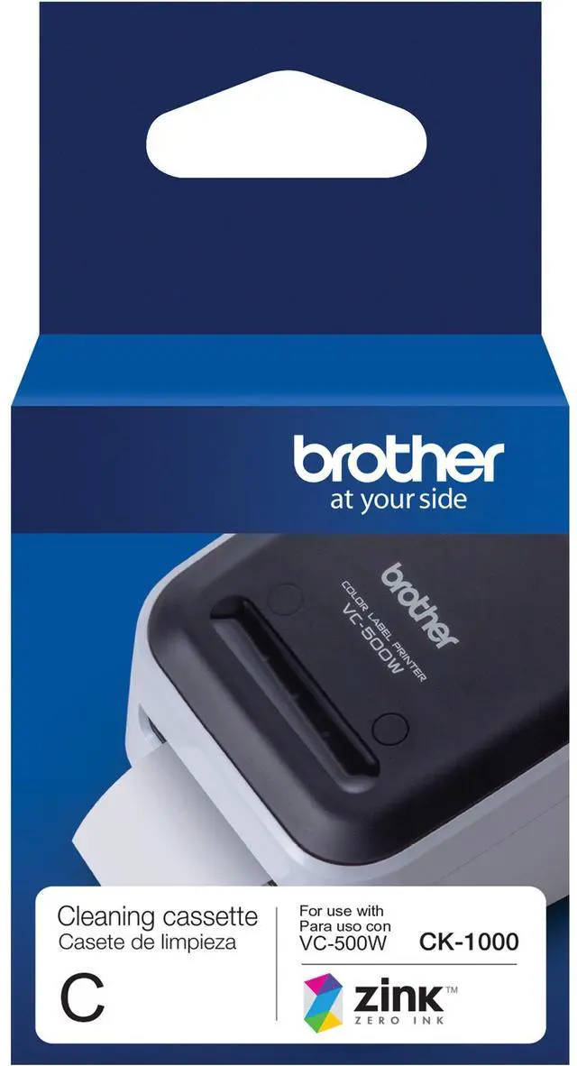 Alt view image 16 of 16 - Brother Genuine CK-1000 2" 50MM Cleaning Cassette For VC-500W