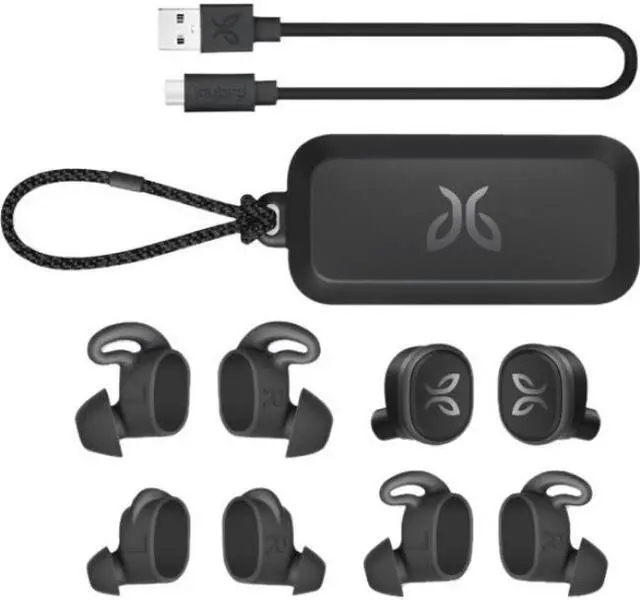 Alt view image 12 of 20 - Jaybird Sport VISTABLACK Vista Bluetooth Earbuds - Black
