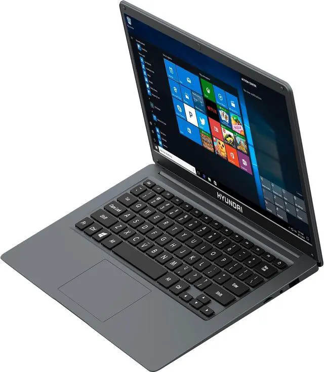 Alt view image 5 of 8 - Hyundai Laptop HyBook Intel Celeron N4020 4 GB LPDDR4 Memory 128 GB SSD Intel UHD Graphics 600 14.1" Non-Touch Screen Windows 10 in S mode HT14CCIC44EGH