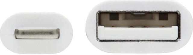 Alt view image 2 of 9 - Tripp Lite Safe-IT M100AB-03M-WH Sync/Charge Lightning/USB Antimicrobial Data Transfer Cable M100AB03MWH