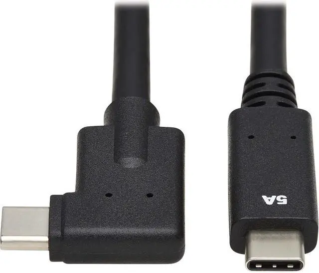 Alt view image 6 of 16 - USB C Cable USB 3.2 Gen 2 Right-Angle 100W PD Charging M/M 1M