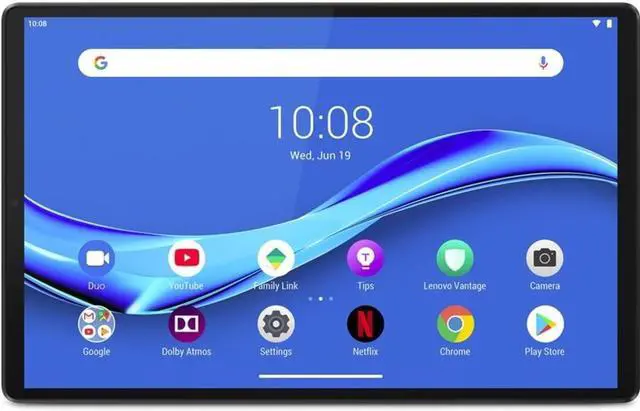 Alt view image 2 of 9 - Lenovo Smart Tab M10 TB-X606FA ZA6M0055US Tablet - 10.3" WUXGA - 2 GB RAM - 32 GB Storage - Android 9.0 Pie - Platinum Gray - MediaTek Helio P22T SoC - ARM Cortex A53 Octa-core (8 Core) 2.30 GHz