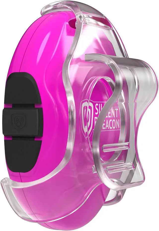 Alt view image 11 of 20 - Silent Beacon Personal Emergency Response Communicator SB101CP1, Pink