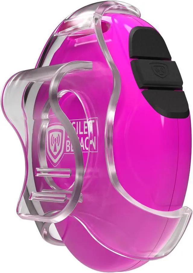 Alt view image 16 of 20 - Silent Beacon Personal Emergency Response Communicator SB101CP1, Pink
