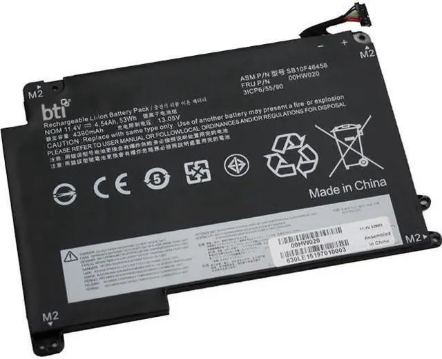 Main image of BTI Battery - For Notebook - Battery Rechargeable - 4540 mAh - 53 Wh - 11.40 V
