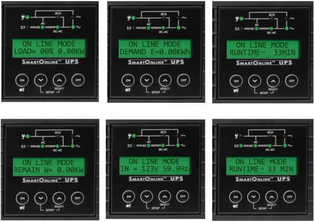Alt view image 3 of 11 - TRIPP LITE SU2000RTXLCD2U UPS Smart Online 2000VA 1800W