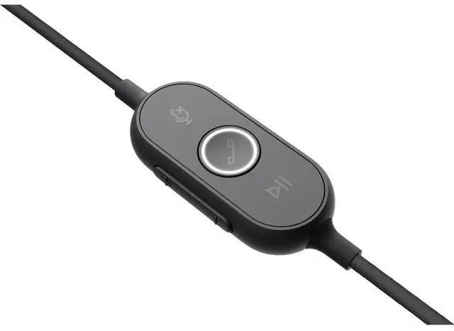 Alt view image 5 of 20 - Logitech Zone 750 Wired On-Ear Headset USB-C Black 981001103