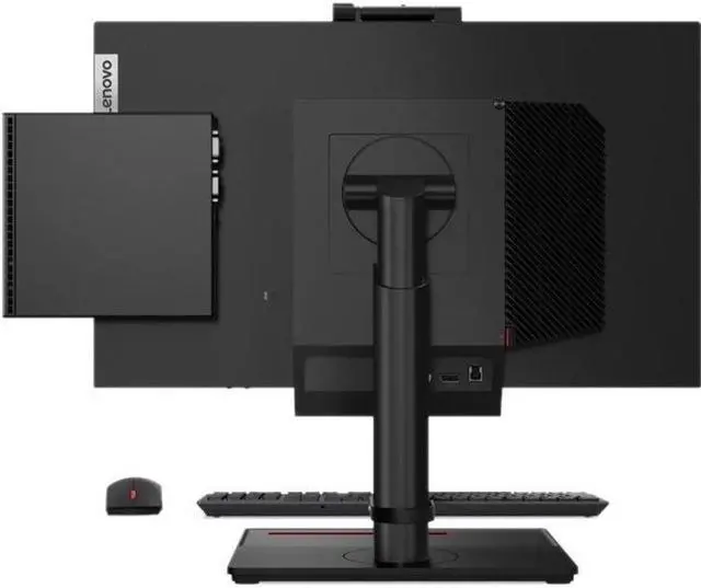 Alt view image 7 of 20 - Lenovo ThinkCentre M70q Gen 2 11MY001SUS Desktop Computer - Intel Core i5 11th Gen I5-11400T Hexa-core (6 Core) 1.30 GHz - 8 GB RAM DDR4 SDRAM - 256 GB M.2 PCI Express NVMe SSD - Tiny - Black - Intel - OEM