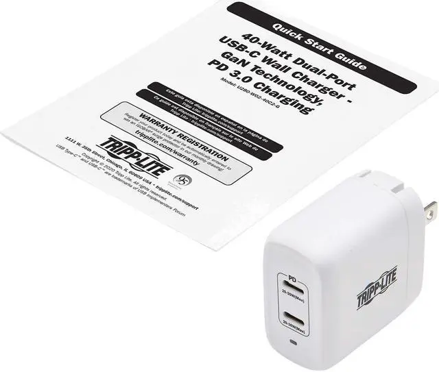 Alt view image 2 of 10 - Tripp Lite AC Adapter U280W0240C2G