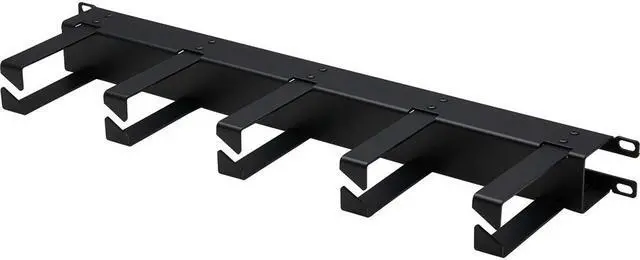 Alt view image 3 of 17 - Tripp Lite SRCABLERING1UHD Rack Horizontal Cable Manager Metal Rings Black 1URM