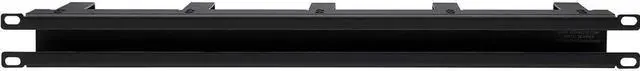 Alt view image 4 of 17 - Tripp Lite SRCABLERING1UHD Rack Horizontal Cable Manager Metal Rings Black 1URM