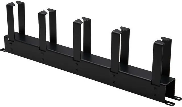 Alt view image 5 of 17 - Tripp Lite SRCABLERING1UHD Rack Horizontal Cable Manager Metal Rings Black 1URM