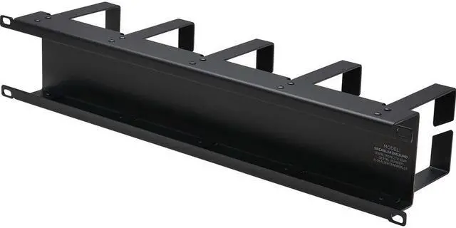 Alt view image 5 of 11 - Tripp Lite SRCABLERING2UHD Rack Horizontal Cable Manager Metal Rings Black 2URM