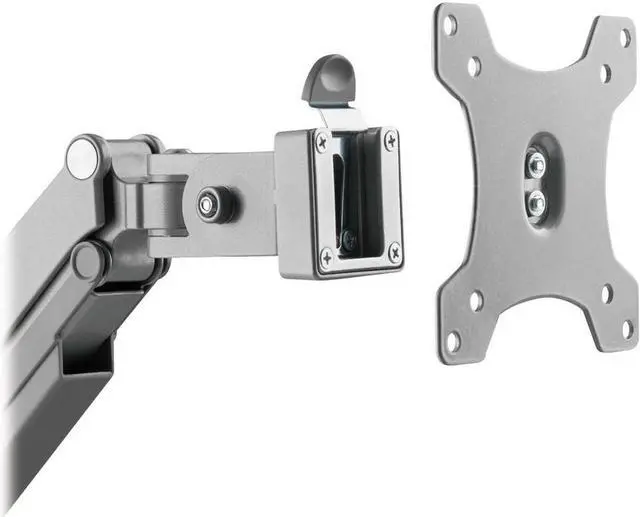 Alt view image 3 of 15 - Tripp Lite Single-Display Flex-Arm Desktop Clamp for 13" to 34" Displays - USB and Audio Ports, Aluminum, DDR1732SAL