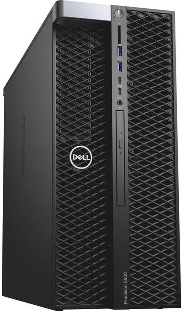 Alt view image 2 of 13 - DELL Desktop Computer Precision 5820 SBR68 Intel Core i9-10900X 16GB DDR4 256GB SSD AMD Radeon Pro WX 3200 Windows 10 Pro 64-bit