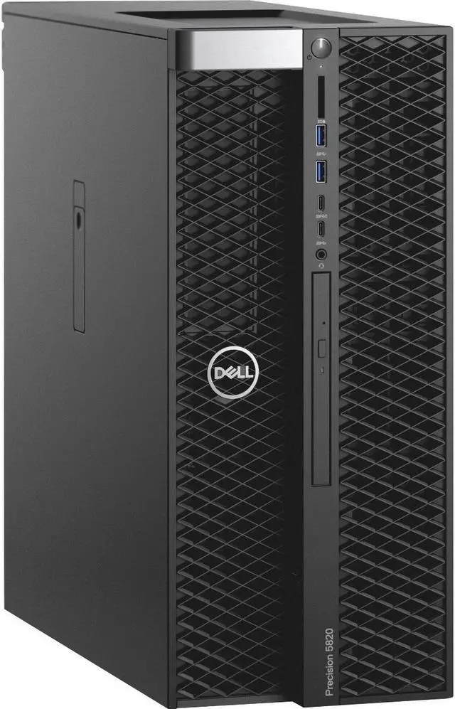 Alt view image 5 of 13 - DELL Desktop Computer Precision 5820 SBR68 Intel Core i9-10900X 16GB DDR4 256GB SSD AMD Radeon Pro WX 3200 Windows 10 Pro 64-bit