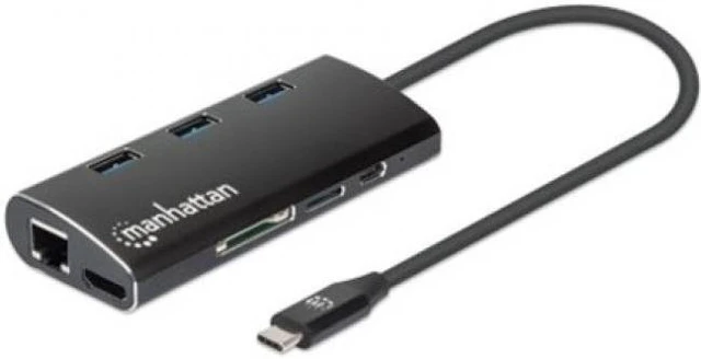 Alt view image 7 of 18 - USB-C DOCK/HUB HDMI/USB-C/USB-A