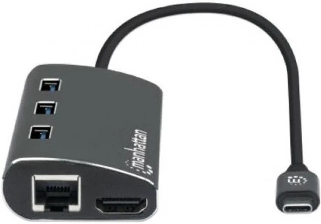Alt view image 8 of 18 - USB-C DOCK/HUB HDMI/USB-C/USB-A