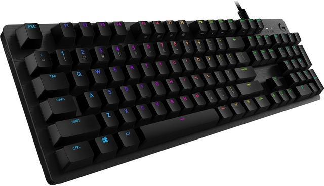 Alt view image 5 of 12 - Logitech G512 Carbon LIGHTSYNC RGB Mechanical Gaming Keyboard GX Red 920009360