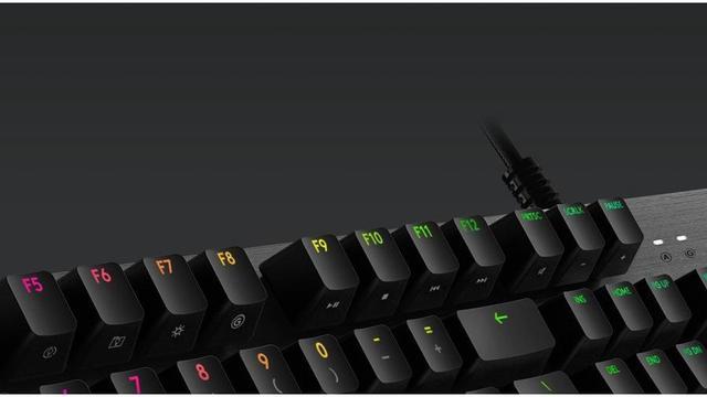 Alt view image 8 of 12 - Logitech G512 Carbon LIGHTSYNC RGB Mechanical Gaming Keyboard GX Red 920009360