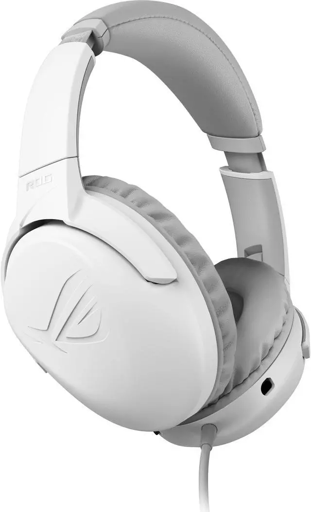 Alt view image 6 of 18 - ASUS ROG Strix Go Core Moonlight White Gaming Headset with Detachable Microphone