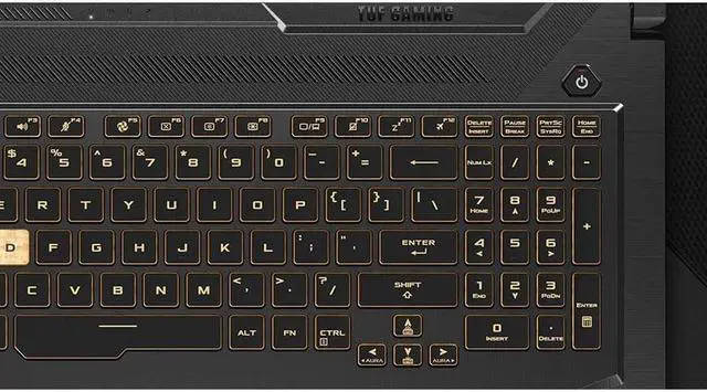 Alt view image 10 of 14 - ASUS TUF Gaming F17 Gaming Laptop, 17.3” FHD IPS-Type Display, Intel Core i5-10300H, GeForce GTX 1650 Ti, 8GB DDR4, 512GB PCIe SSD, RGB Keyboard, Windows 10, Bonfire Black, FX706LI-RS53