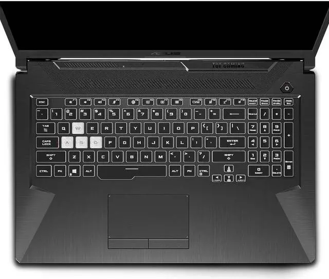 Alt view image 12 of 14 - ASUS TUF Gaming F17 Gaming Laptop, 17.3” FHD IPS-Type Display, Intel Core i5-10300H, GeForce GTX 1650 Ti, 8GB DDR4, 512GB PCIe SSD, RGB Keyboard, Windows 10, Bonfire Black, FX706LI-RS53