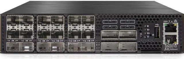 Alt view image 4 of 4 - Mellanox Technologies - MSN2010-CB2FC - Mellanox SN2010 Ethernet Switch for Hyperconverged Infrastructures - Manageable