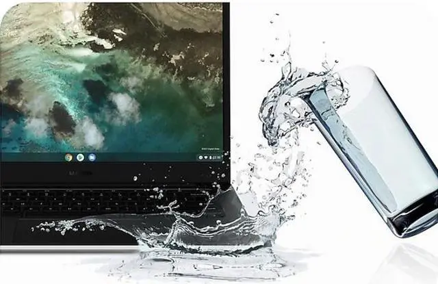 Alt view image 2 of 20 - Samsung Galaxy Chromebook Go XE340XDA-KA2US 14" Chromebook - HD - 1366 x 768 - Intel Celeron N4500 1.10 GHz - 4 GB RAM - 64 GB Flash Memory - Silver - Intel Chip - Chrome OS - Intel UHD Graphics