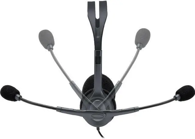 Alt view image 6 of 13 - Logitech H111 For EDU Wired 3.5mm Stereo Computer On Ear Headset Graphite (981-000999)