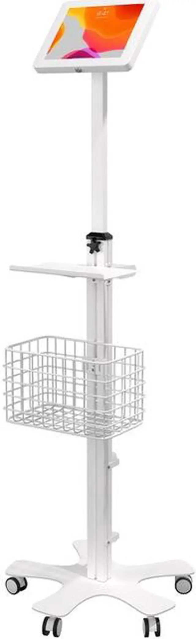 Main image of CTA Digital Medical Mobile Floor Stand with Vesa Plate - White  PAD-MFS