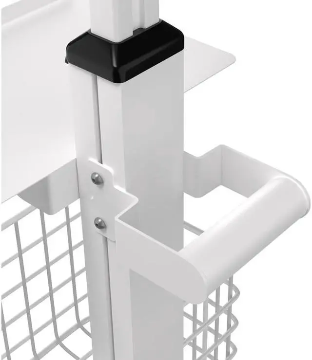 Alt view image 4 of 11 - CTA Digital Medical Mobile Floor Stand with Vesa Plate - White  PAD-MFS