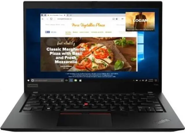 Alt view image 5 of 18 - Lenovo ThinkPad T14s Gen 1 20UH002XUS 14" Notebook - Full HD - 1920 x 1080 - AMD Ryzen 7 PRO 4750U Octa-core (8 Core) 1.70 GHz - 16 GB RAM - 512 GB SSD - Black