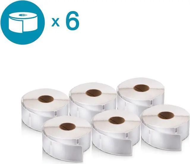 Alt view image 7 of 7 - Dymo DY LW 3/4" X 2" White Return Address Labels 500CT 6PK (30330)