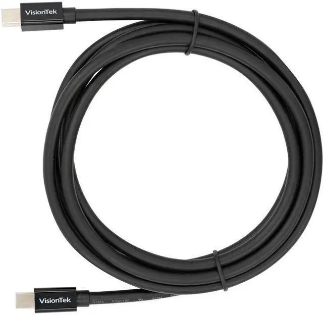 Alt view image 3 of 7 - VisionTek Mini DisplayPort to Mini DisplayPort 2M Cable (M/M)