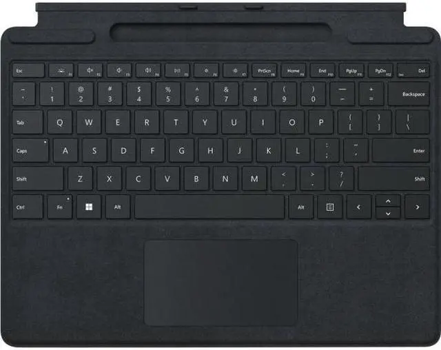 Alt view image 6 of 20 - Microsoft 8X6-00001 Surface Pro Signature Keyboard with Slim Pen 2 - Black
