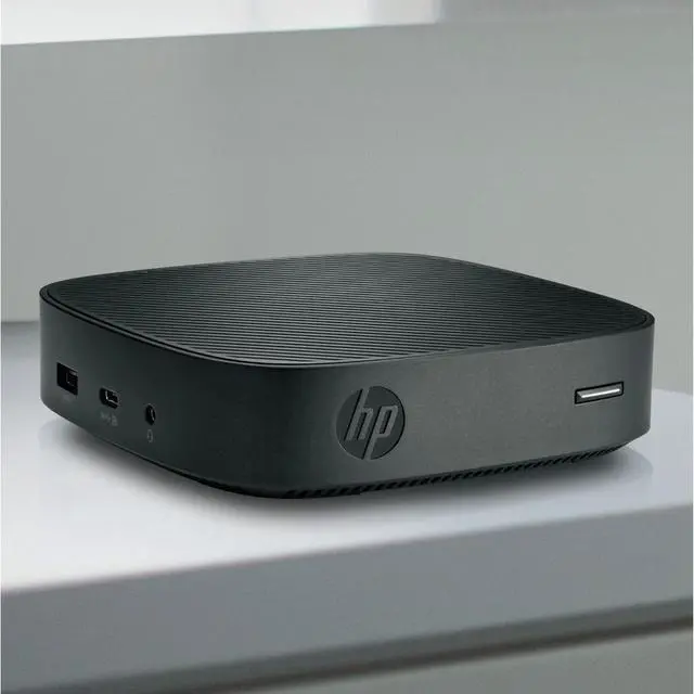 Alt view image 6 of 15 - HP t430 Thin ClientIntel Celeron N4020 Dual-core (2 Core) 1.10 GHz - 4 GB RAM DDR4 SDRAM - 32 GB Flash - Intel UHD Graphics 600 - Gigabit Ethernet - HP Smart Zero - HDMI - DisplayPort - Network (RJ-45