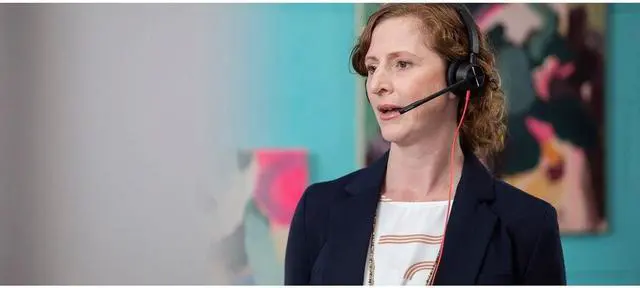 Alt view image 2 of 4 - Plantronics - Blackwire 3315 Wired, Single Ear (Mono) USB-C Headset with Boom Mic (Poly) - Connect to PC/Mac via USB-C or mobile/tablet via 3.5 mm connector - Works with Teams (Certified), Zoom & more