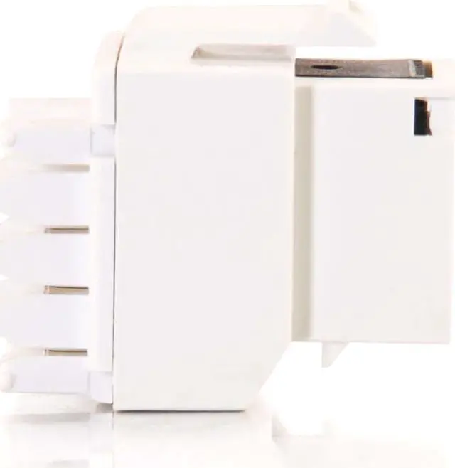 Alt view image 8 of 10 - C2G / Cables to Go 3801 Cat3 RJ12 Keystone Jack White