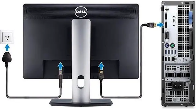 Alt view image 7 of 13 - Dell OptiPlex 7000 7090 Desktop Computer - Intel Core i7 10th Gen i7-10700 Hexa-core (6 Core) 2.90 GHz - 16 GB RAM DDR4 SDRAM - 512 GB M.2 PCI Express NVMe 3.0 x4 SSD - Small Form Factor