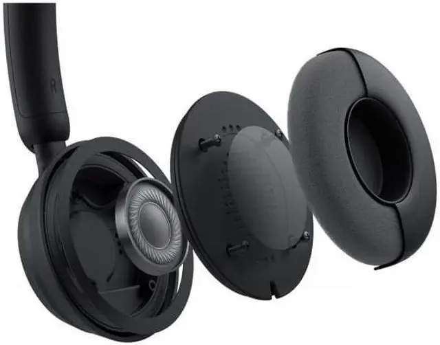 Alt view image 4 of 20 - Microsoft Modern USB-C Headset Black - Wired USB-C Connection - High-quality stereo sound - Comfortable on-ear design - Noise-reducing microphone - Compatible with Windows 11 & 10 Devices