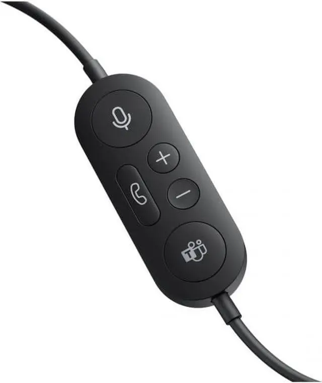 Alt view image 5 of 20 - Microsoft Modern USB-C Headset Black - Wired USB-C Connection - High-quality stereo sound - Comfortable on-ear design - Noise-reducing microphone - Compatible with Windows 11 & 10 Devices