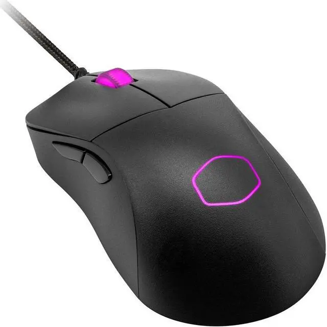 Alt view image 4 of 10 - Cooler Master MM730 Black Gaming Mouse with adjustable 16,000 DPI, PTFE Feet, RGB lighting and MasterPlus+ Software