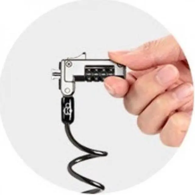 Alt view image 8 of 12 - Kensington Slim NanoSaver Portable Combination Lock K60627WW