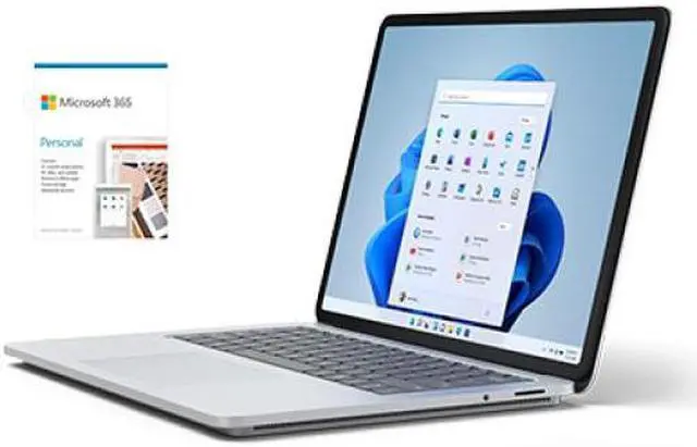 Main image of Microsoft Surface Laptop Studio 14.4" 2-in-1 Laptop Intel Core i7-11370H 16GB RAM 512GB SSD Platinum + Microsoft 365 Personal | 12-Month Subscription, 1 person| Premium Office Apps | 1TB OneDrive